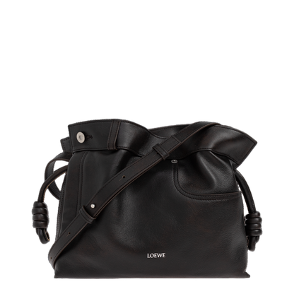 Flamenco Medium Calfskin Clutch - Vintage Brown - Image 1