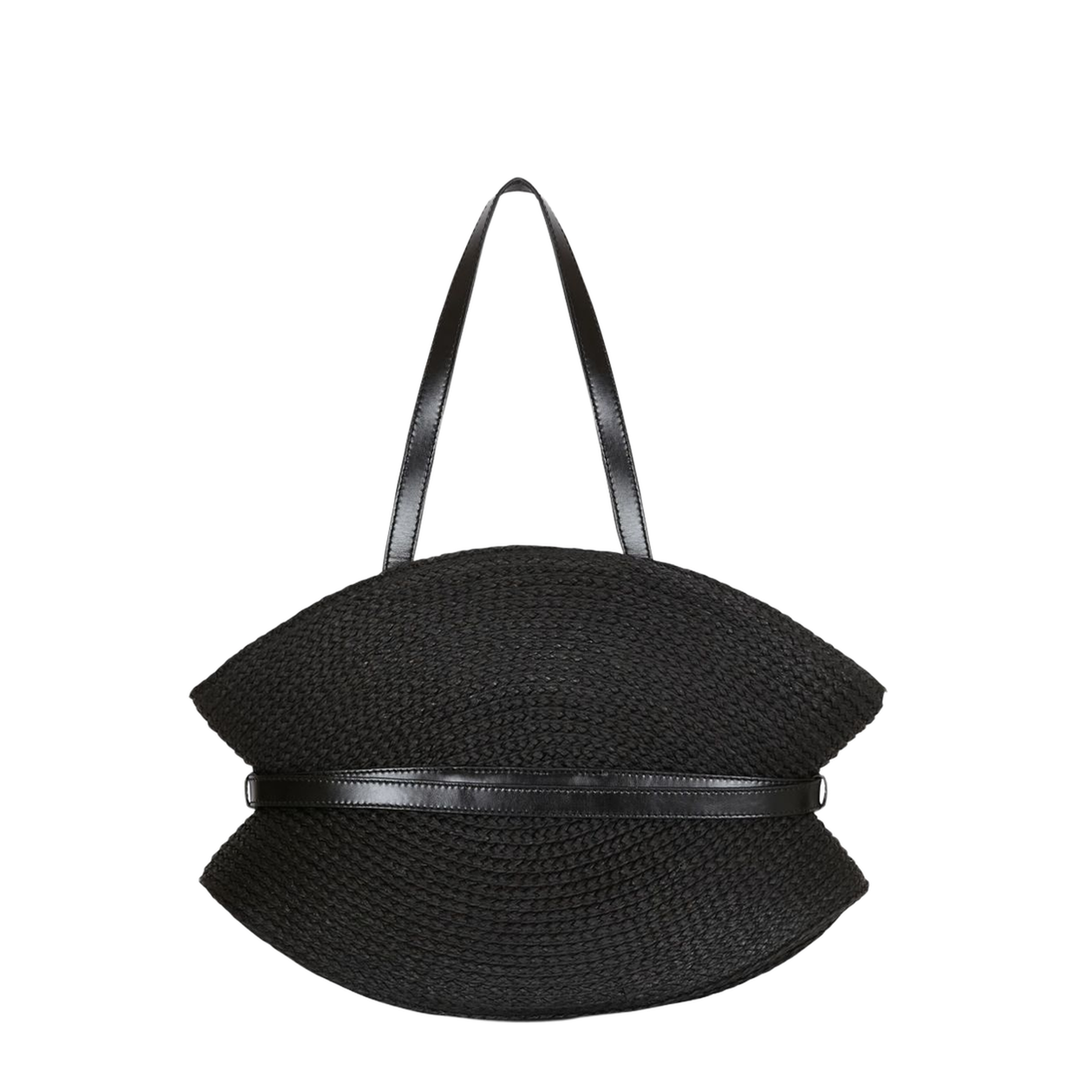 Shuffle Medium Calfskin Leather Shoulder Bag - Black - Image 3