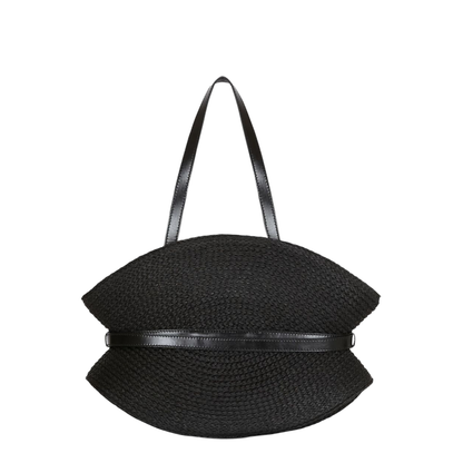 Shuffle Medium Calfskin Leather Shoulder Bag - Black - Image 3