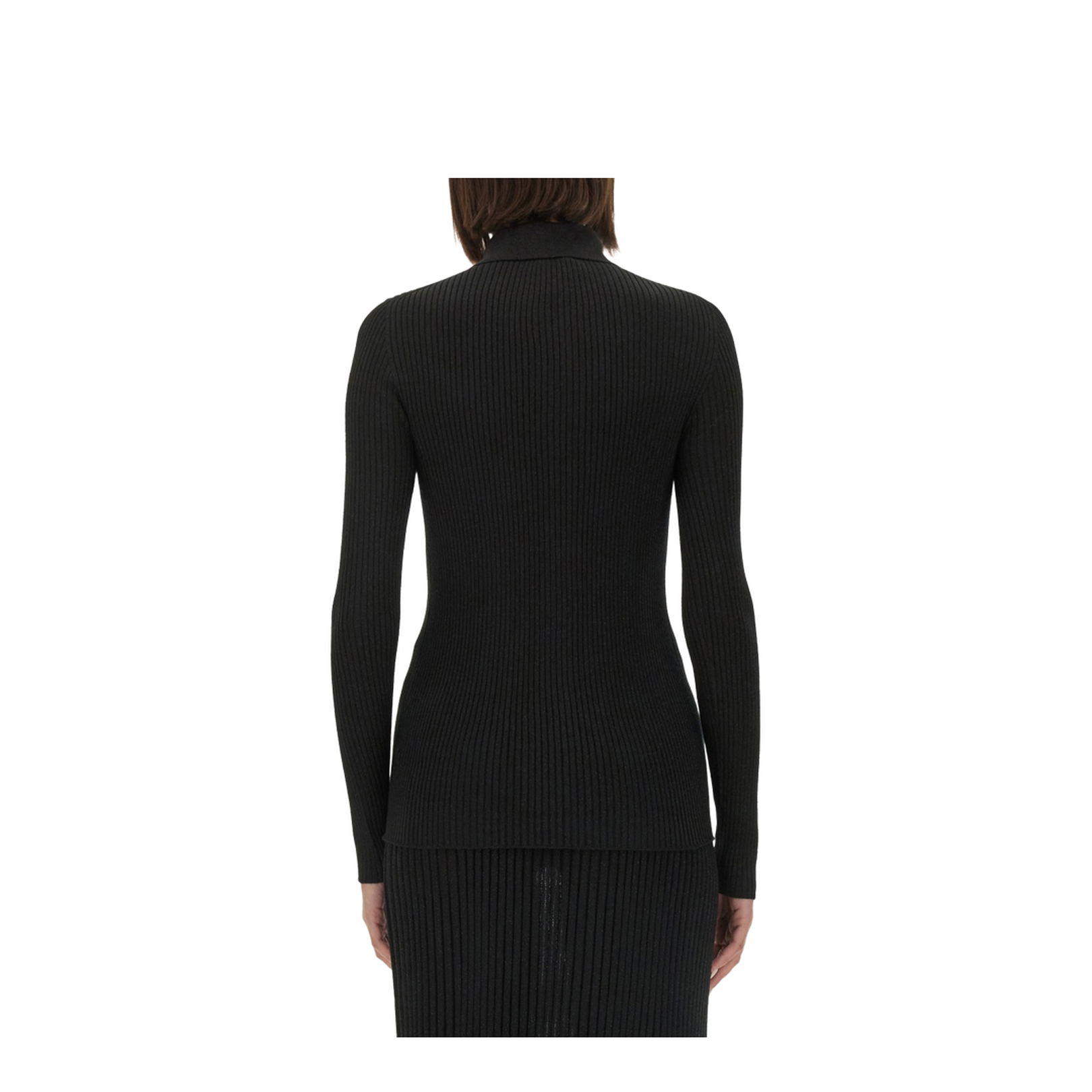 Ribbed Sweater Black - Image 3