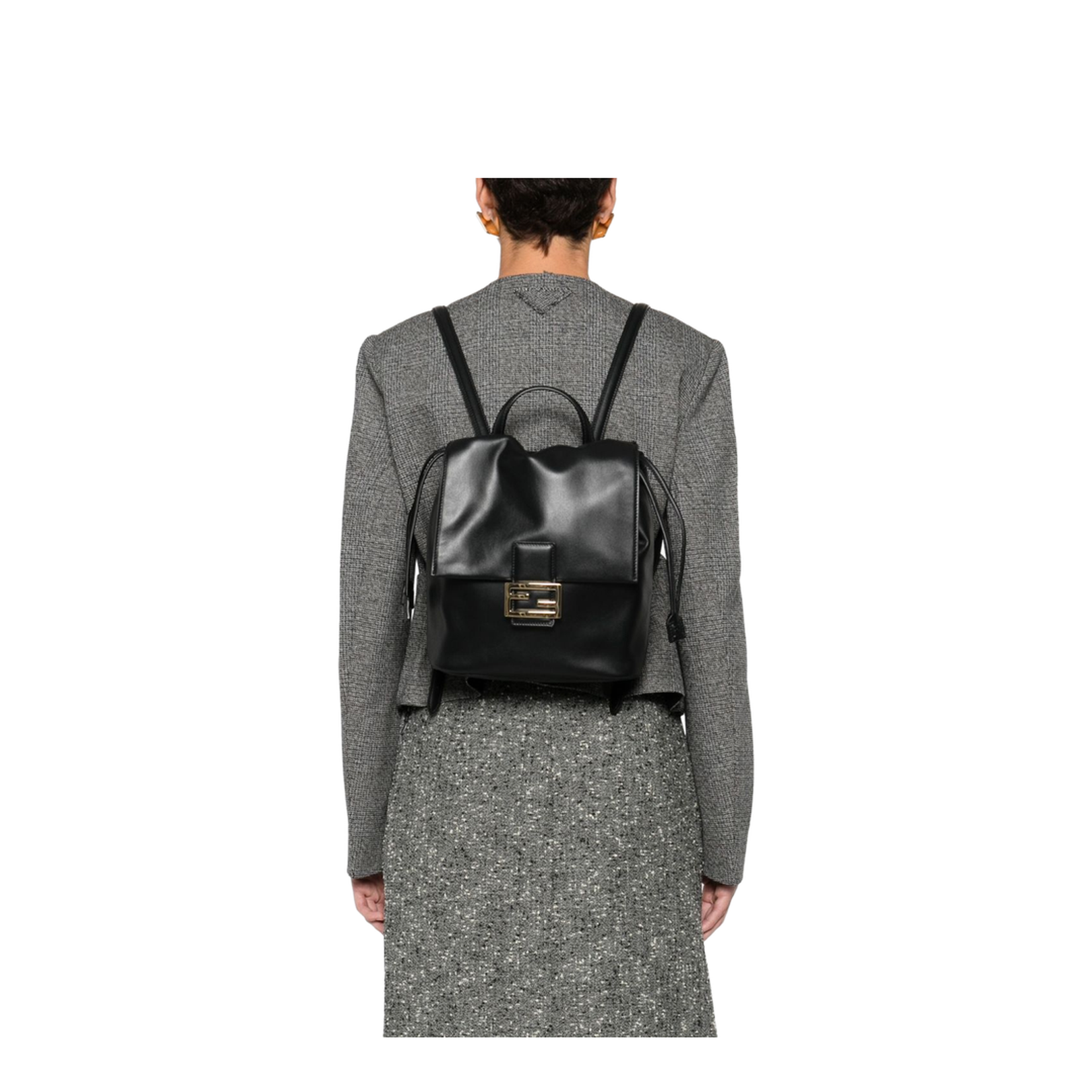 Backpack Leather Black - Image 3