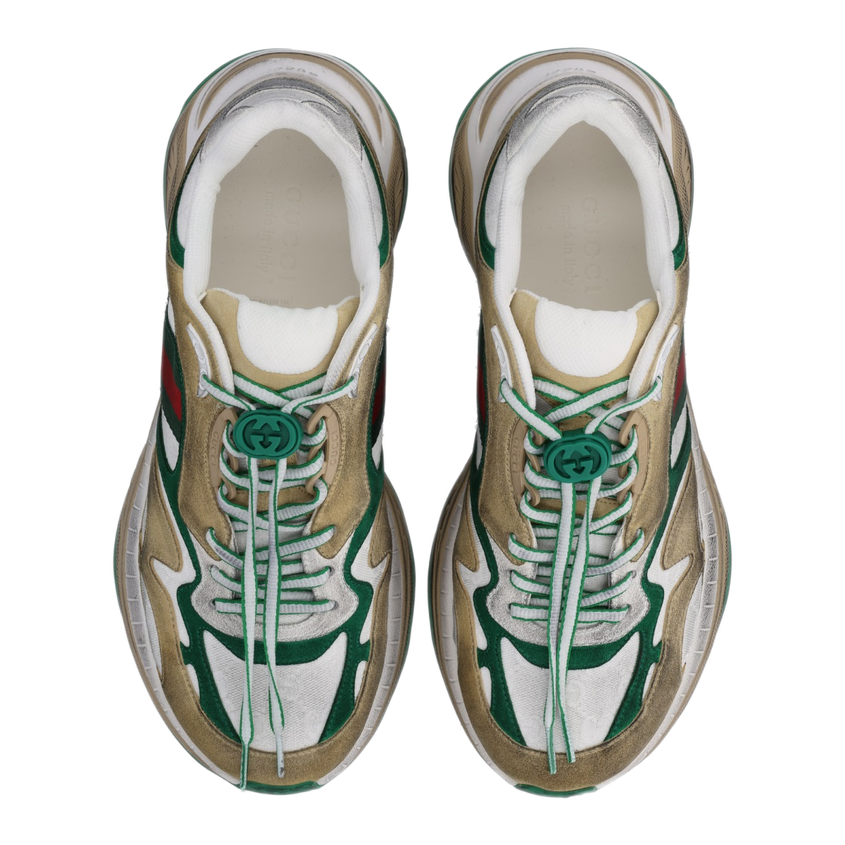 Drawstring Leather Sneakers - Image 6