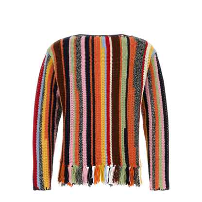 Multicolor Crochet Sweater - Image 1
