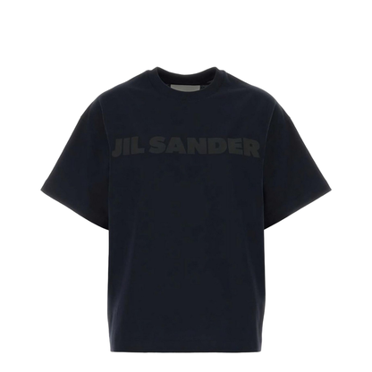 Midnight Blue Cotton T-Shirt - Image 3