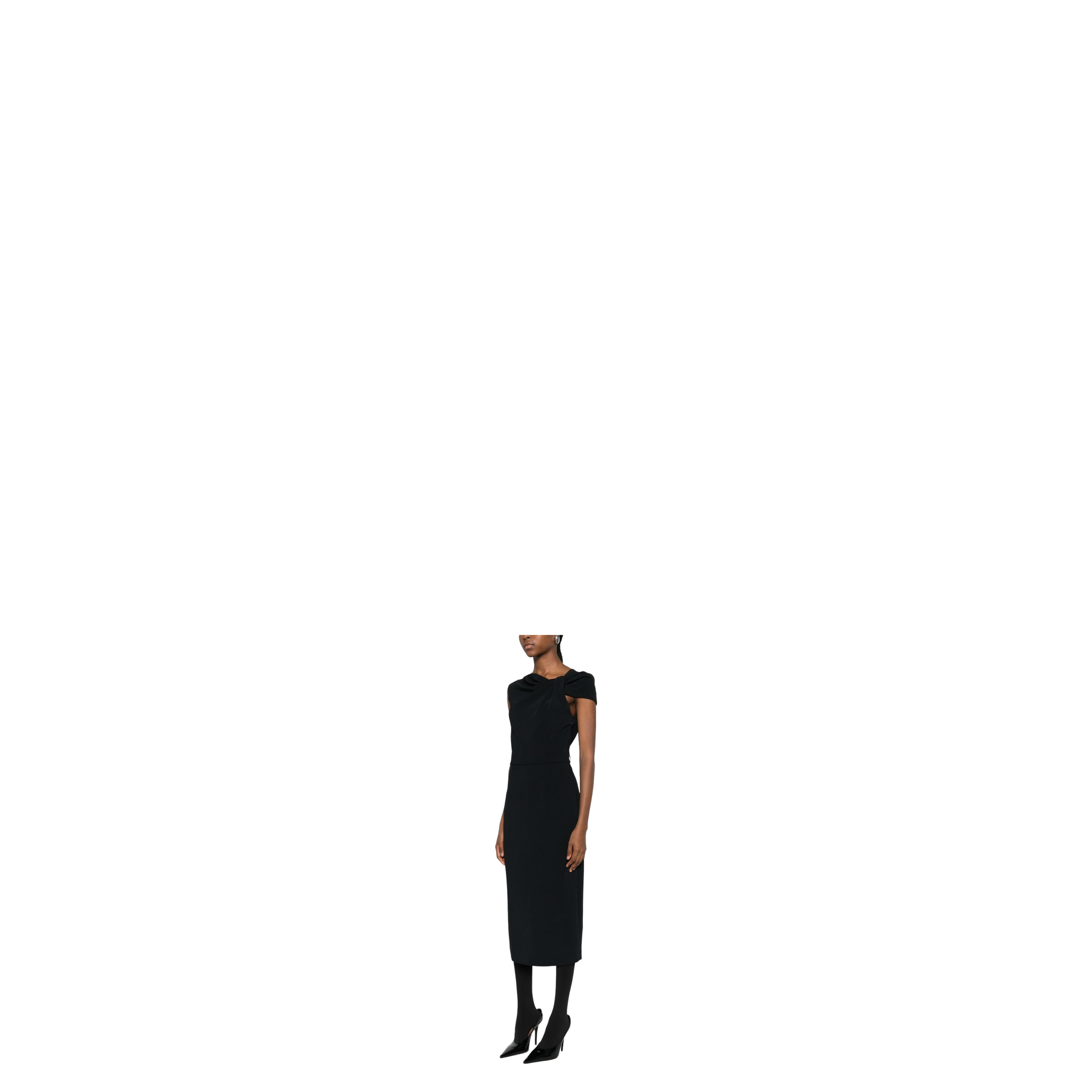 Draped Midi Dress - Image 2