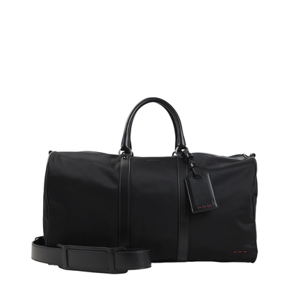 Nylon Bag Leather Black - Image 2