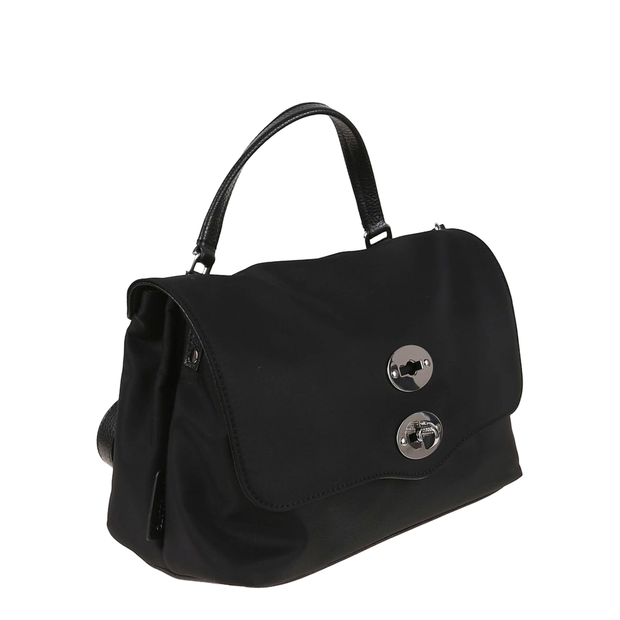 Postina Rimboccata Tokyo Small Nylon Top-Handle Bag - Black - Image 2