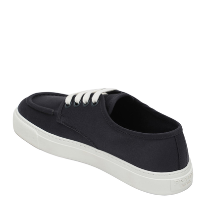 Sneakers Navy Blue in Cotton Canvas - Image 2