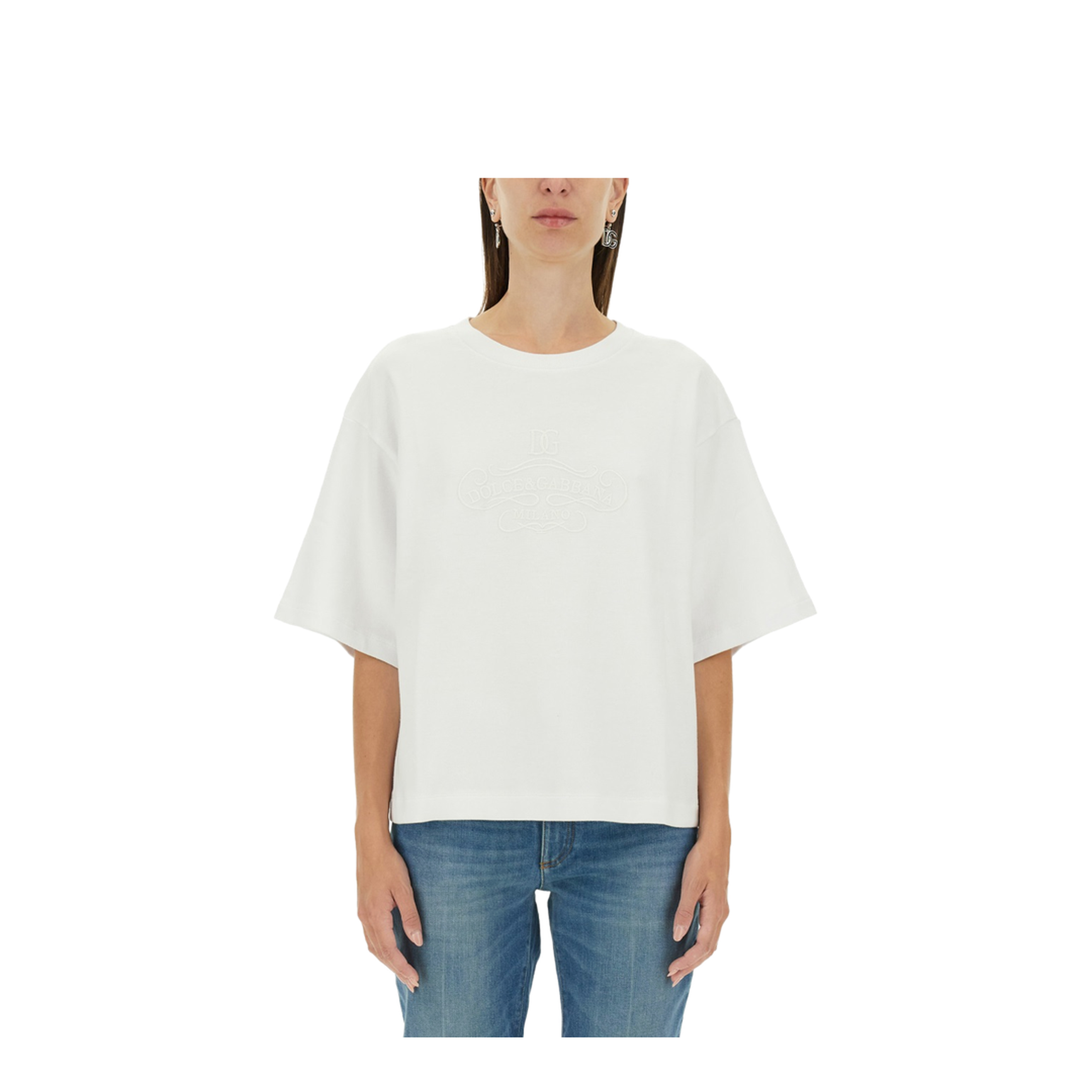 T-Shirt with Lettering Logo - Image 1