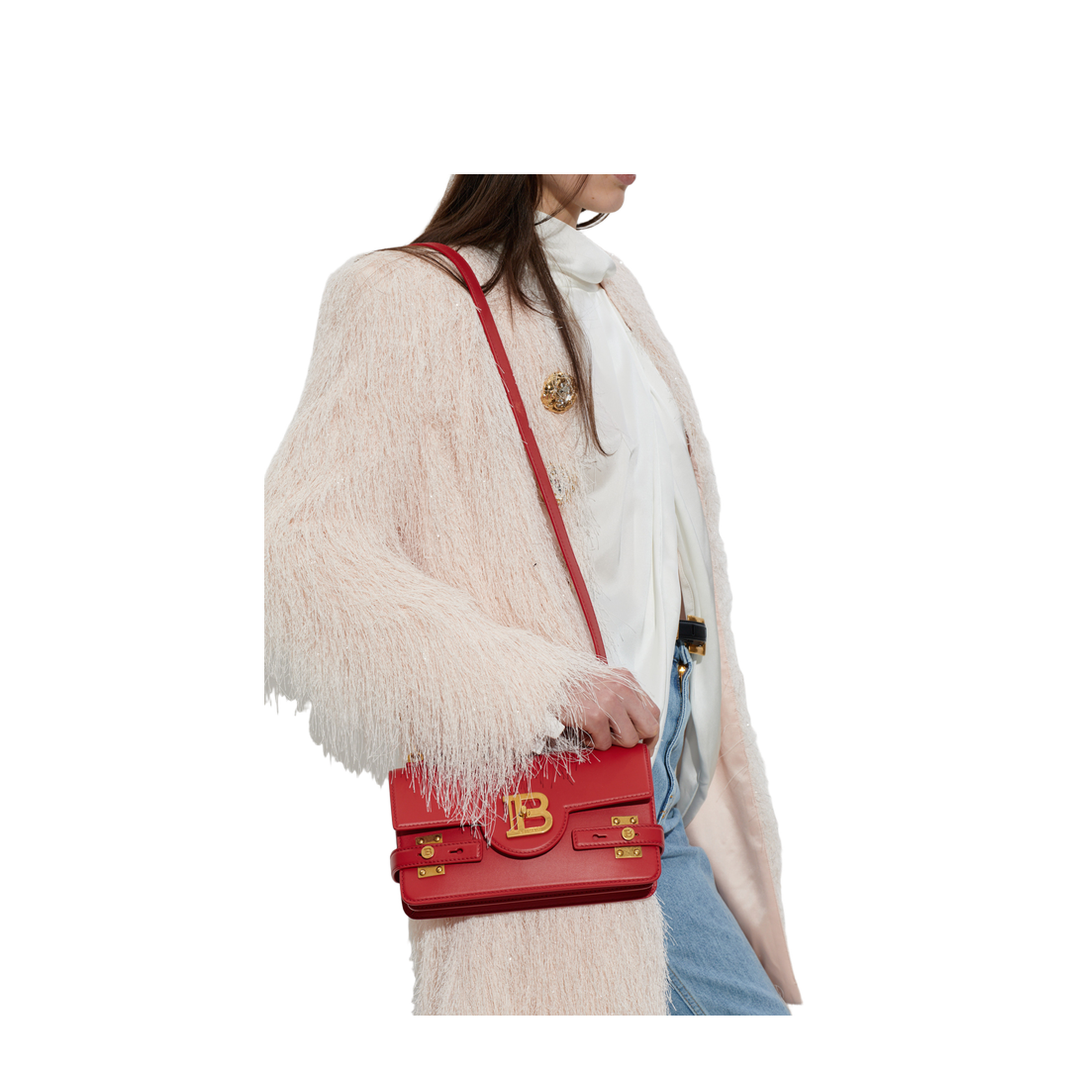 B-Buzz 24 Smooth Leather Handbag - Rouge - Image 2
