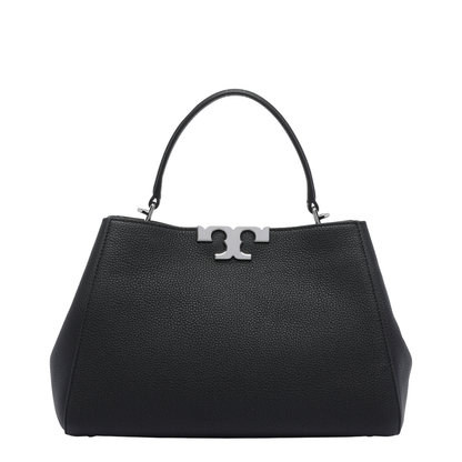 Eleanor Pebbled Medium Satchel Bag - Image 1