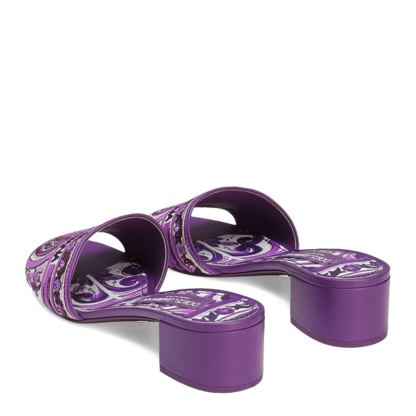 Slides with Thread Embroidery in Multicolor - Image 3