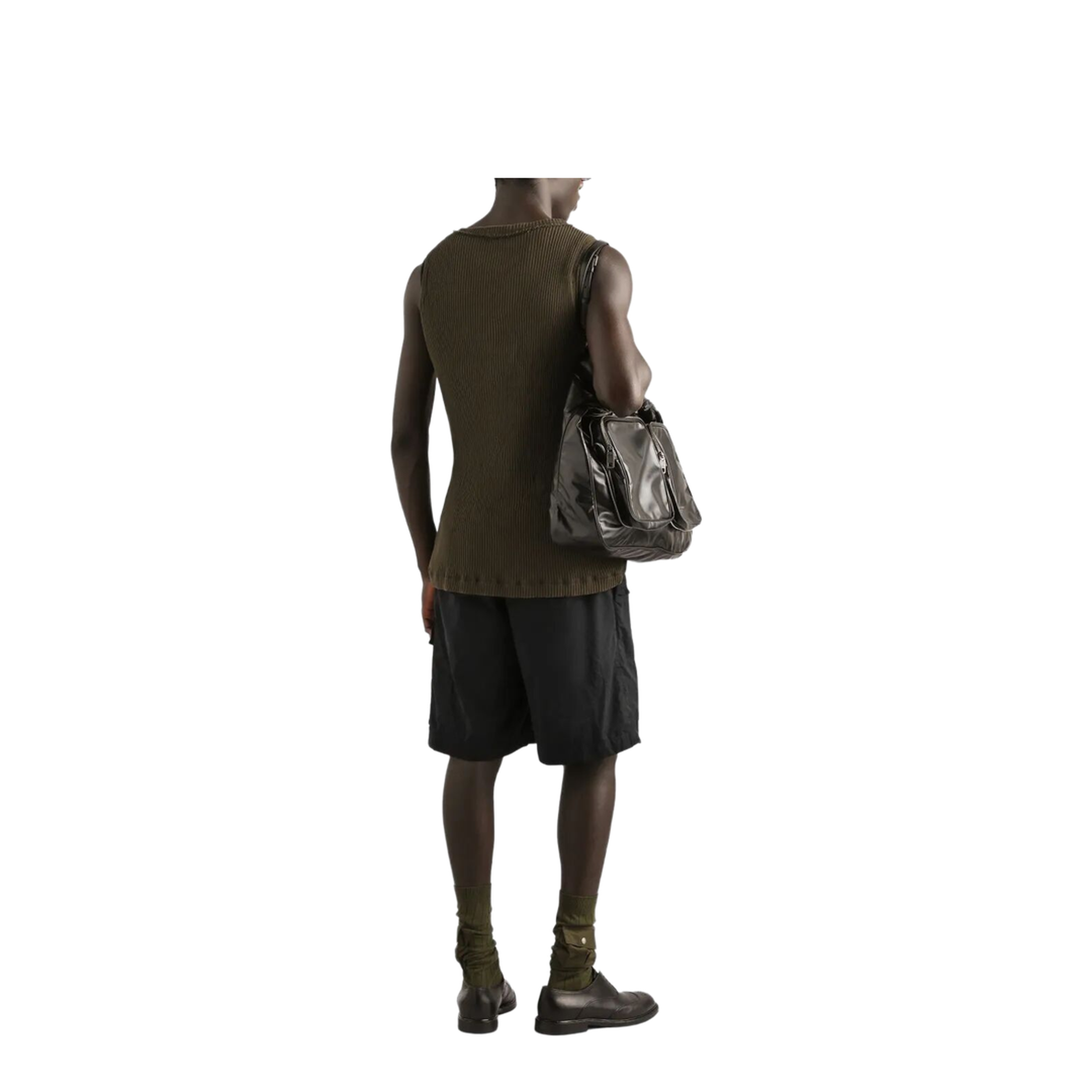 Waxed Faille Bermuda Shorts - Image 3