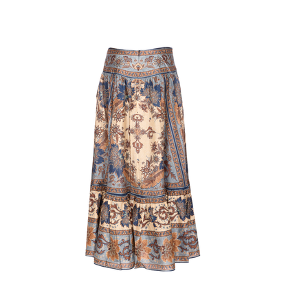 Ascension Printed Silk Skirt - Image 3