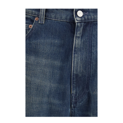 Five-pocket Pants with Panel Design - Image 3