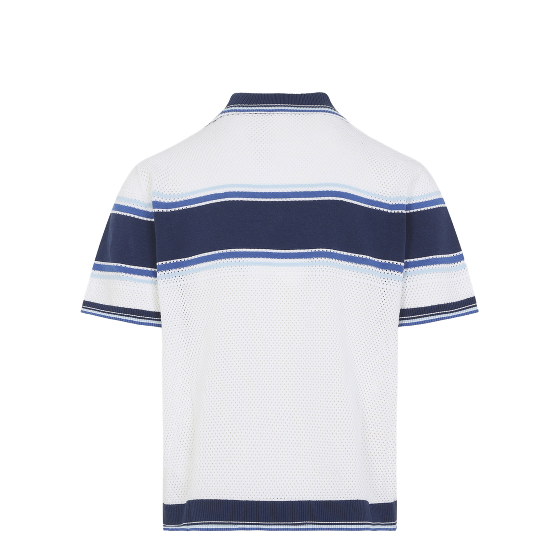 Mesh Stripe Polo - Image 4