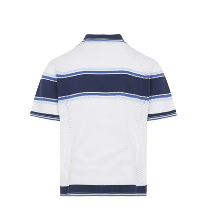 Mesh Stripe Polo - Image 4
