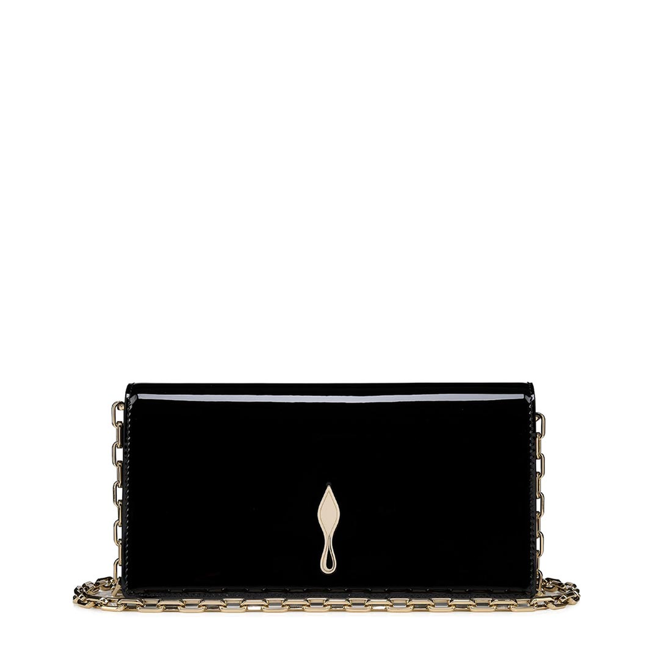 Bettina Clutch Patent Calf Leather Black - Image 1
