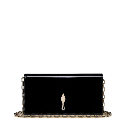 Bettina Clutch Patent Calf Leather Black - Image 1