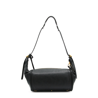 Paddington Grained Buffalo Leather Crossbody - Black - Image 5