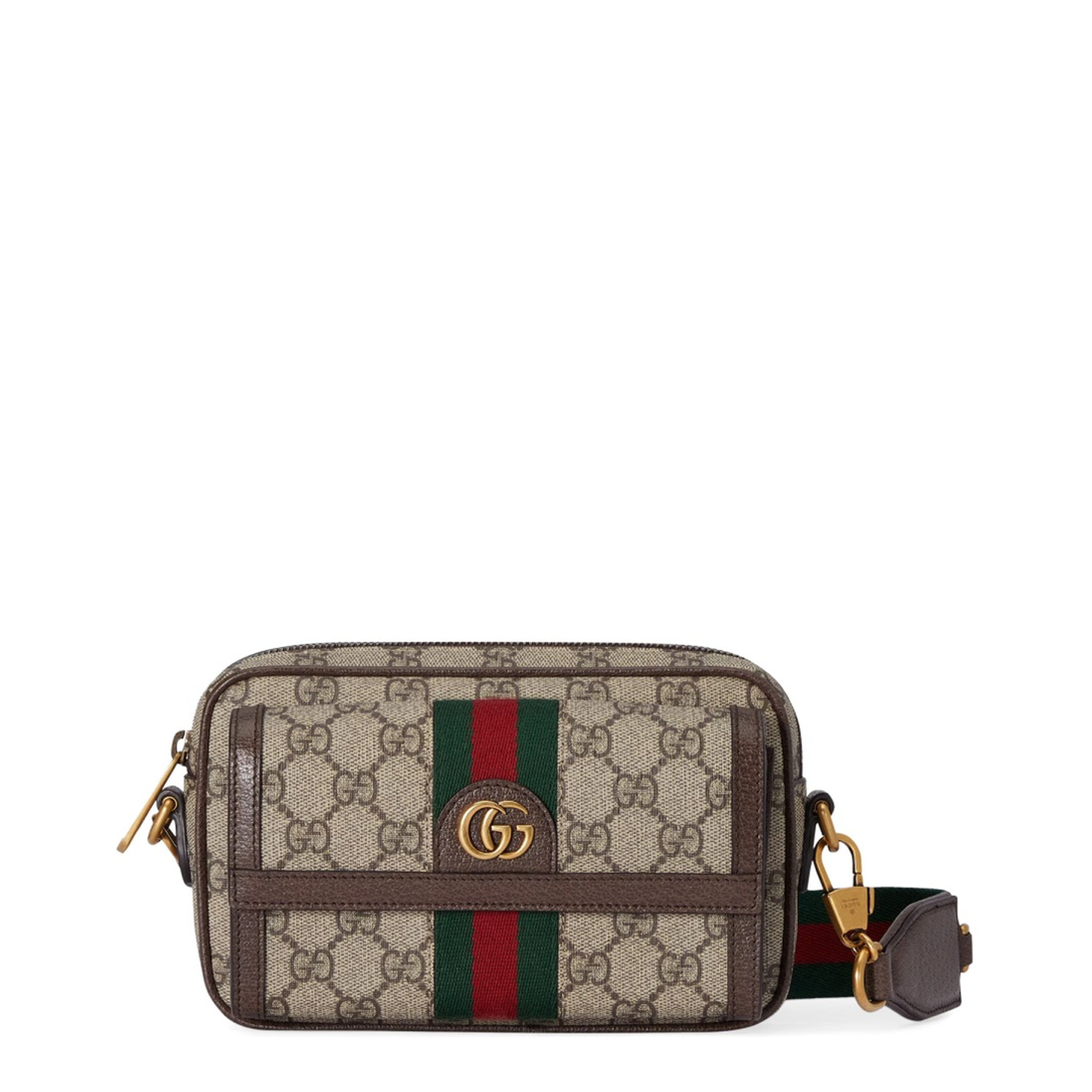 Ophidia Mini Canvas Bag - Beige - Image 1