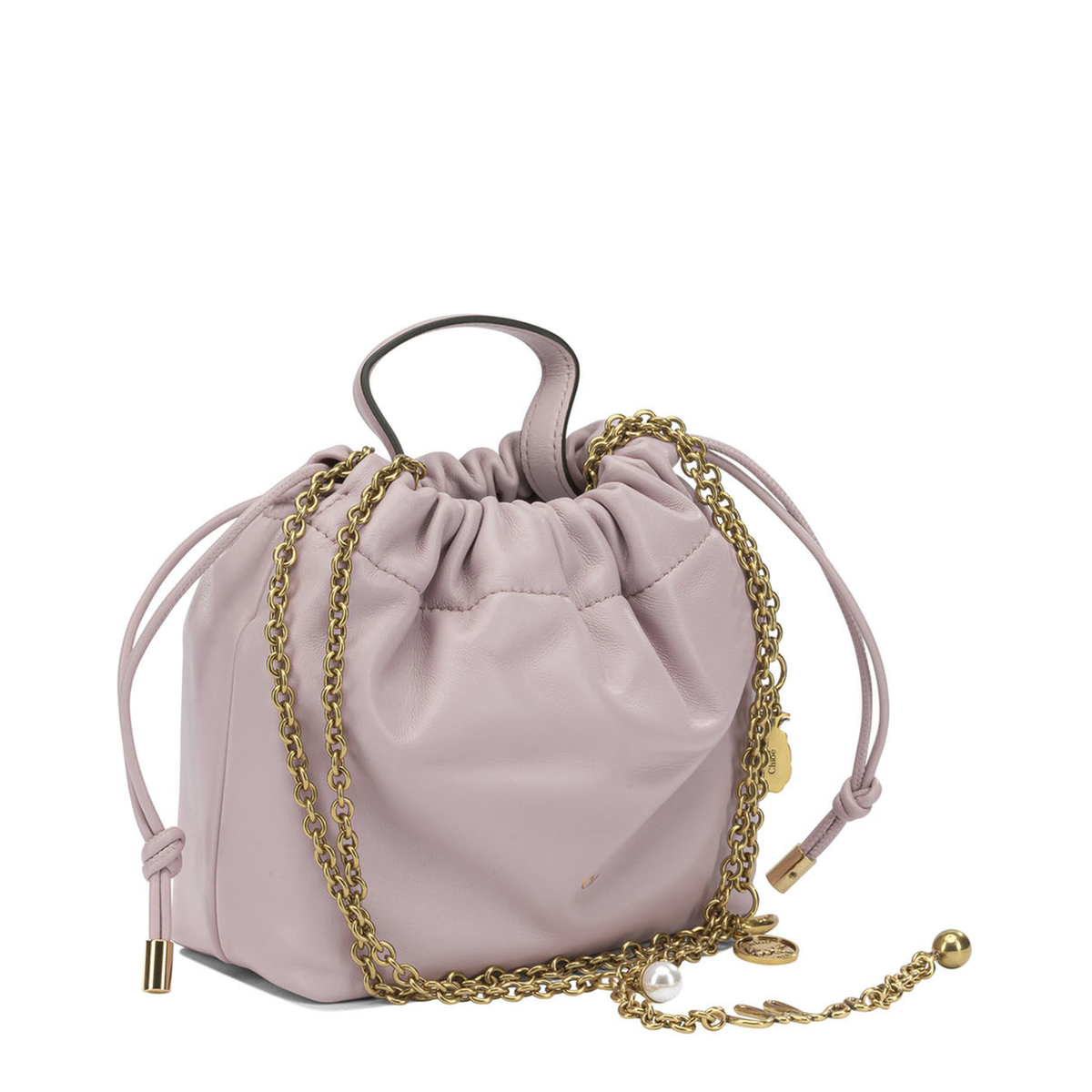 Icons Small Lambskin Handbag - Pink - Image 2