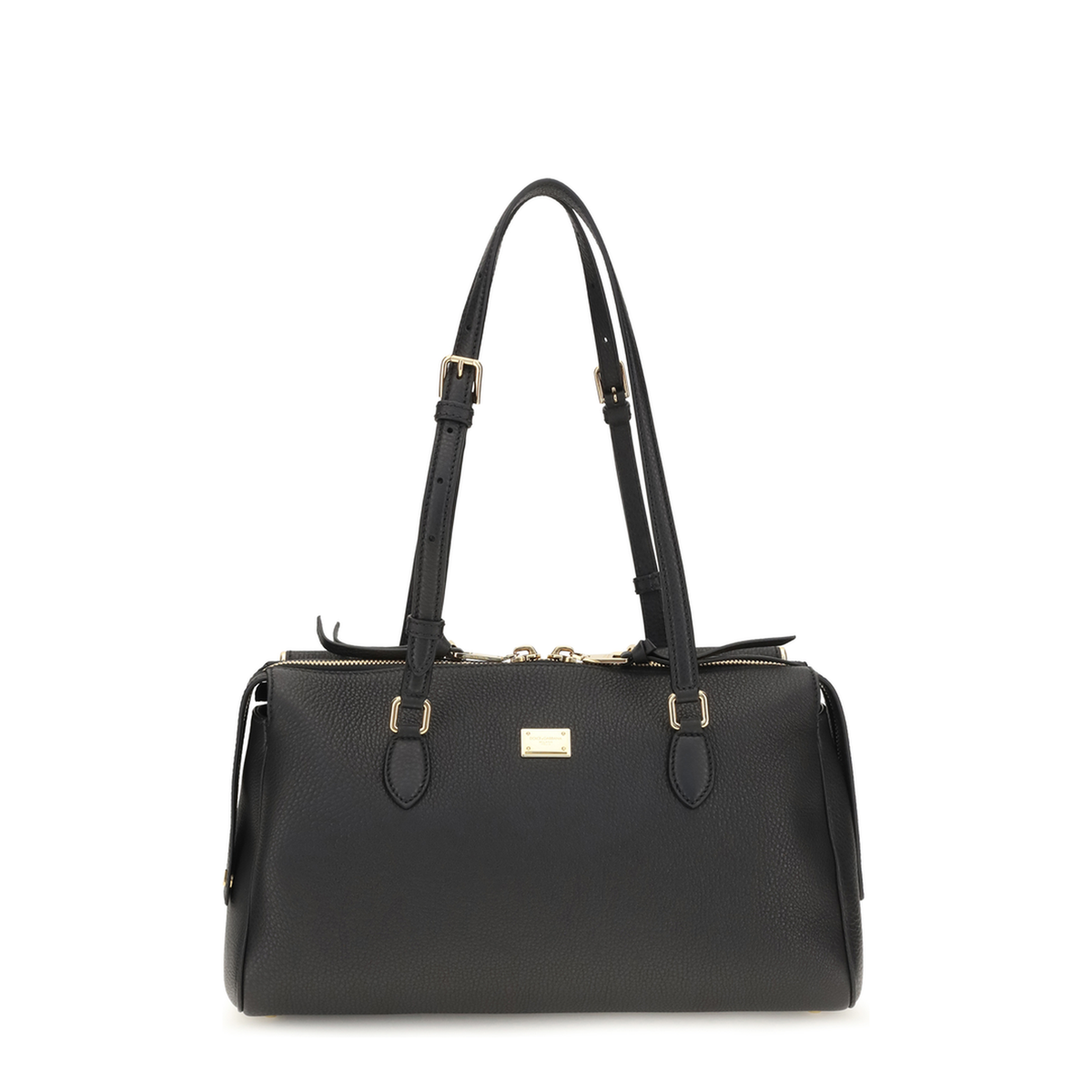 Vittoria Medium Calfskin Handbag - Black - Image 1