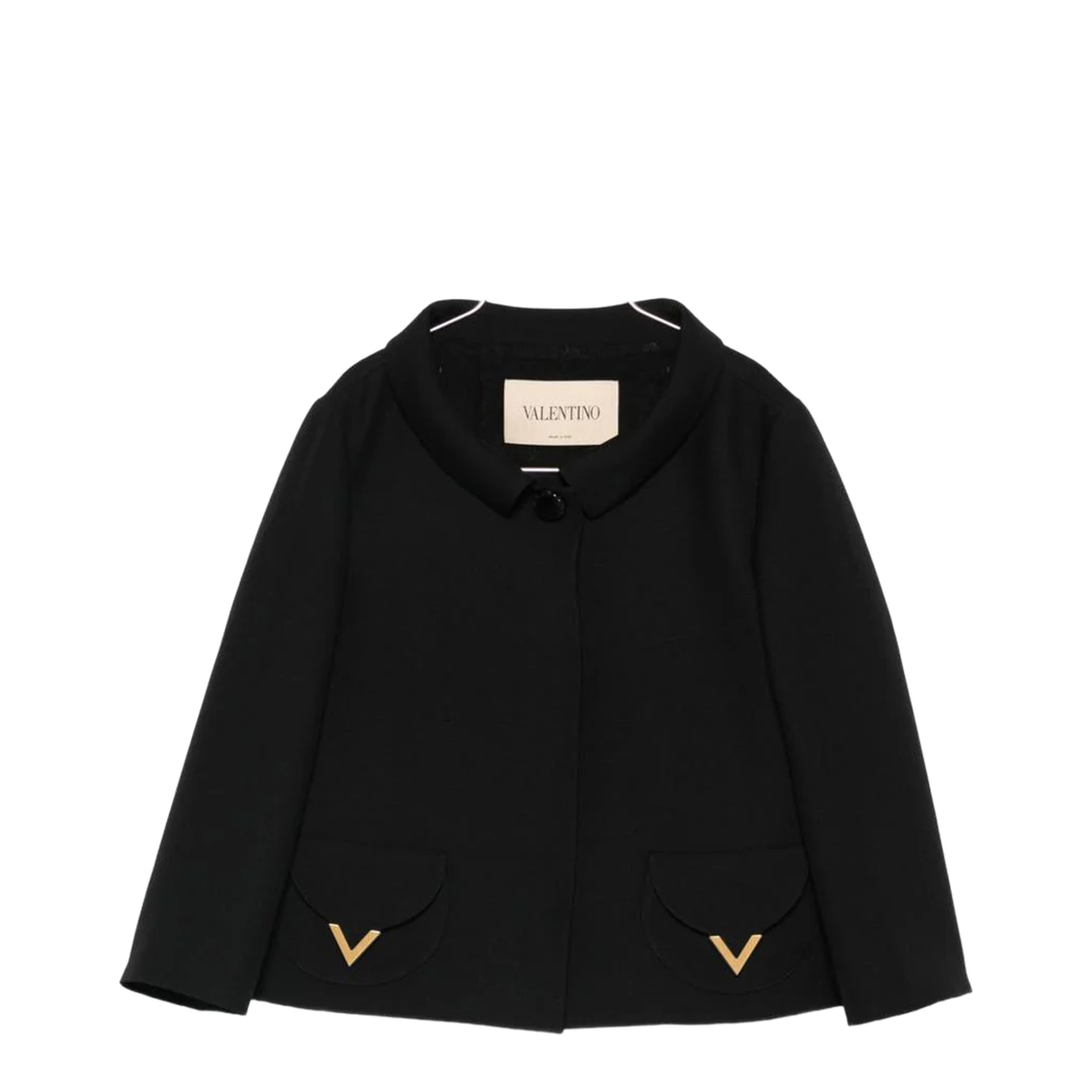 Vlogo Signature Wool And Silk Jacket - Image 1