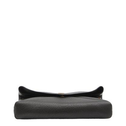 Cassandre Large Lambskin Pouch On Chain - Black - Image 2