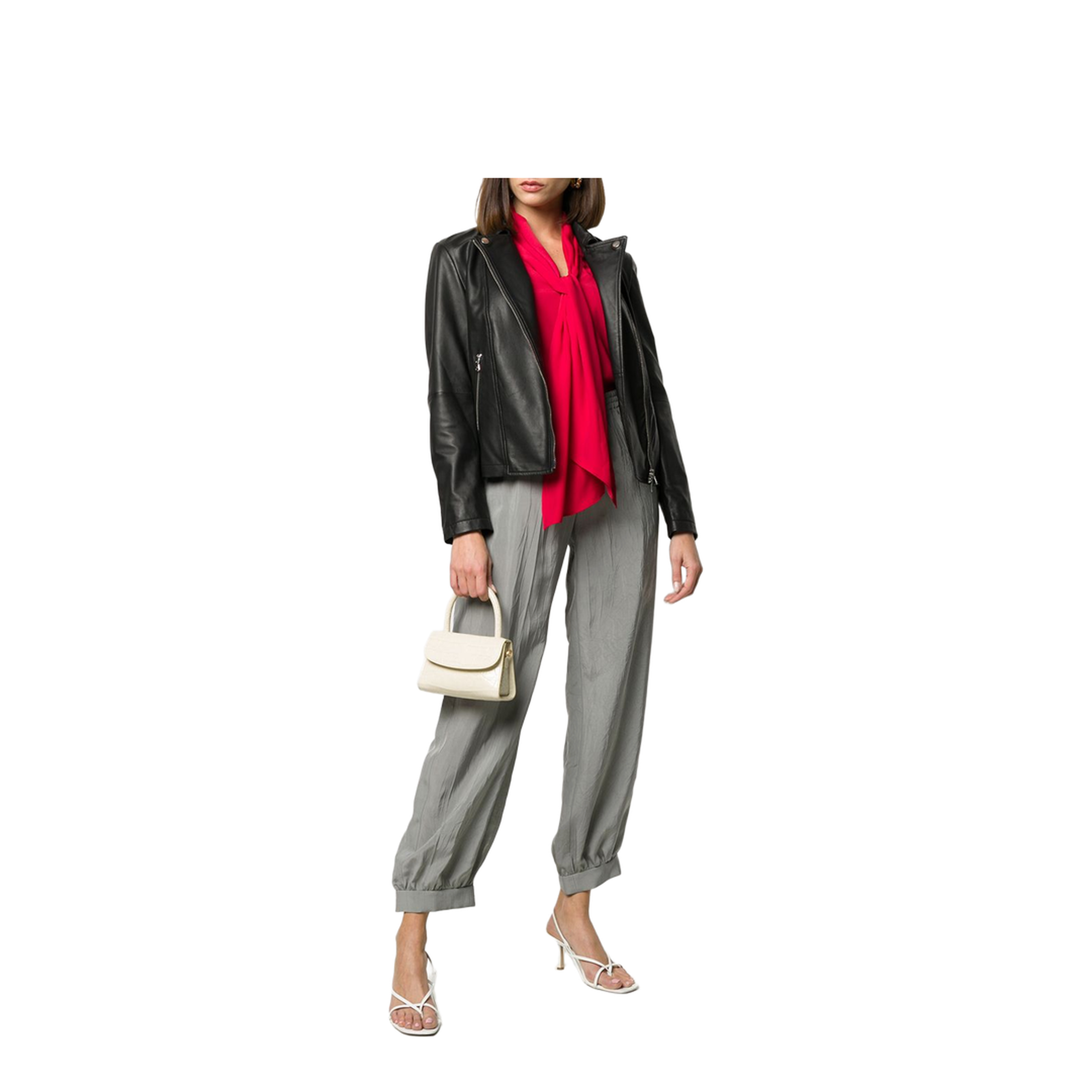 Leather Jacket in Black - Image 3