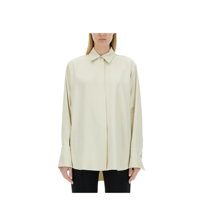 Silk Shirt - White - Image 1