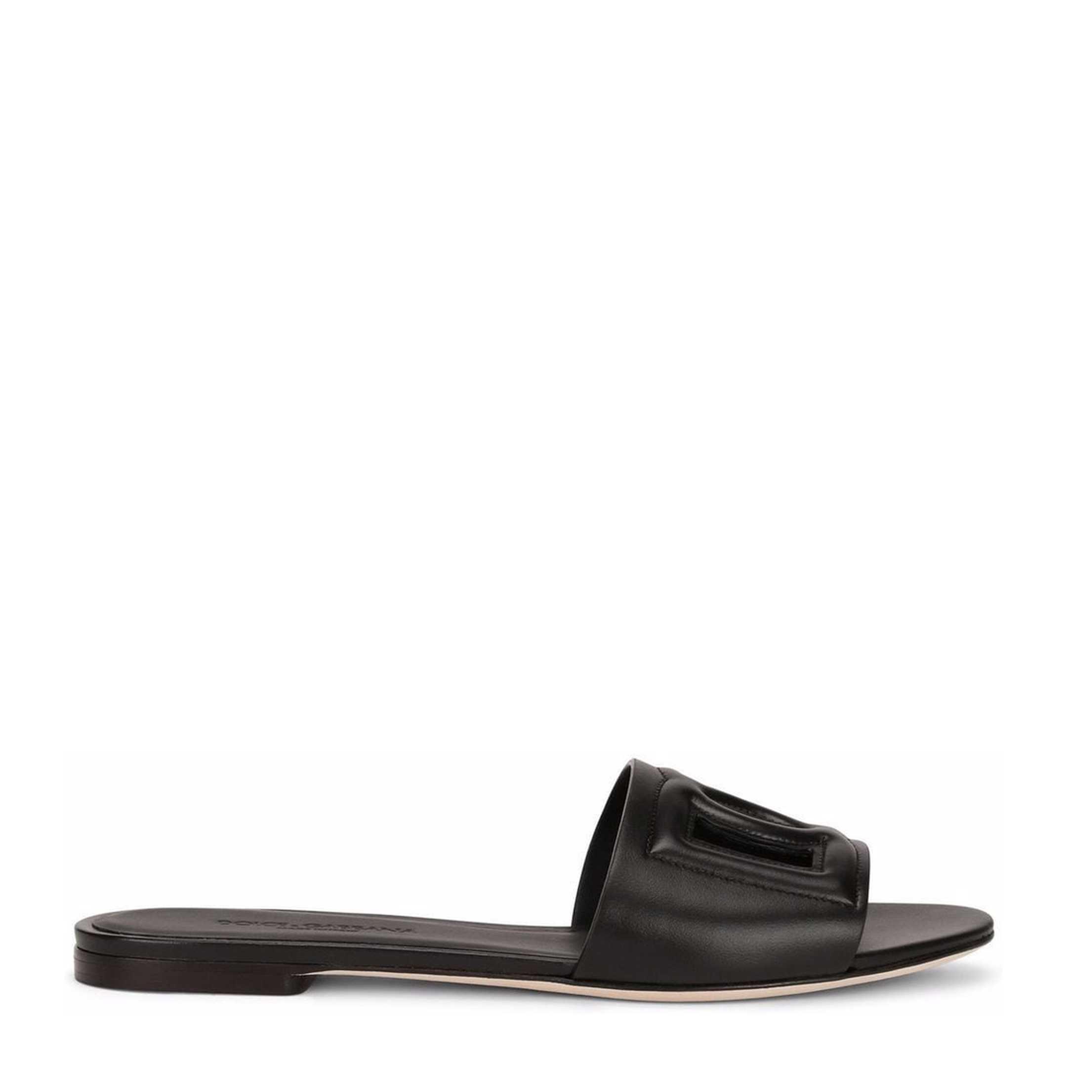 Calfskin Slides with DG Millennials Logo - Image 1