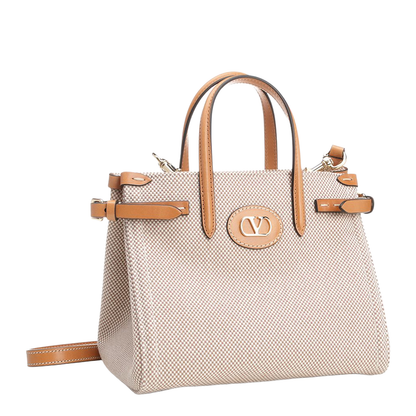 Antibes In Canvas Small Shopping Bag - Image 2