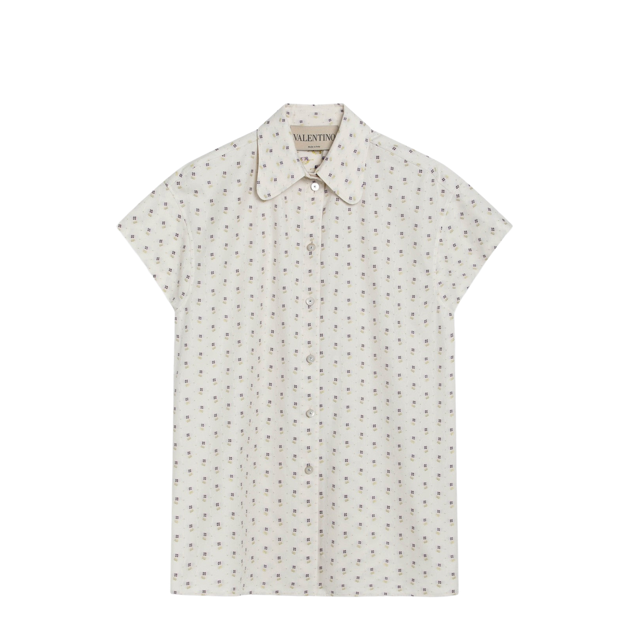 Short-sleeved floral shirt - Image 1