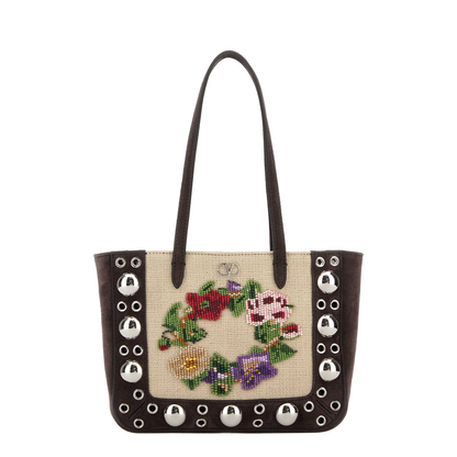 Brown Suede Nellcã'te Shoulder Bag - Image 1