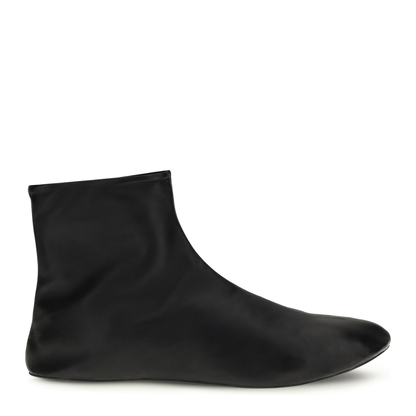 Leather ankle Boots lined with soft shearling - Image 1