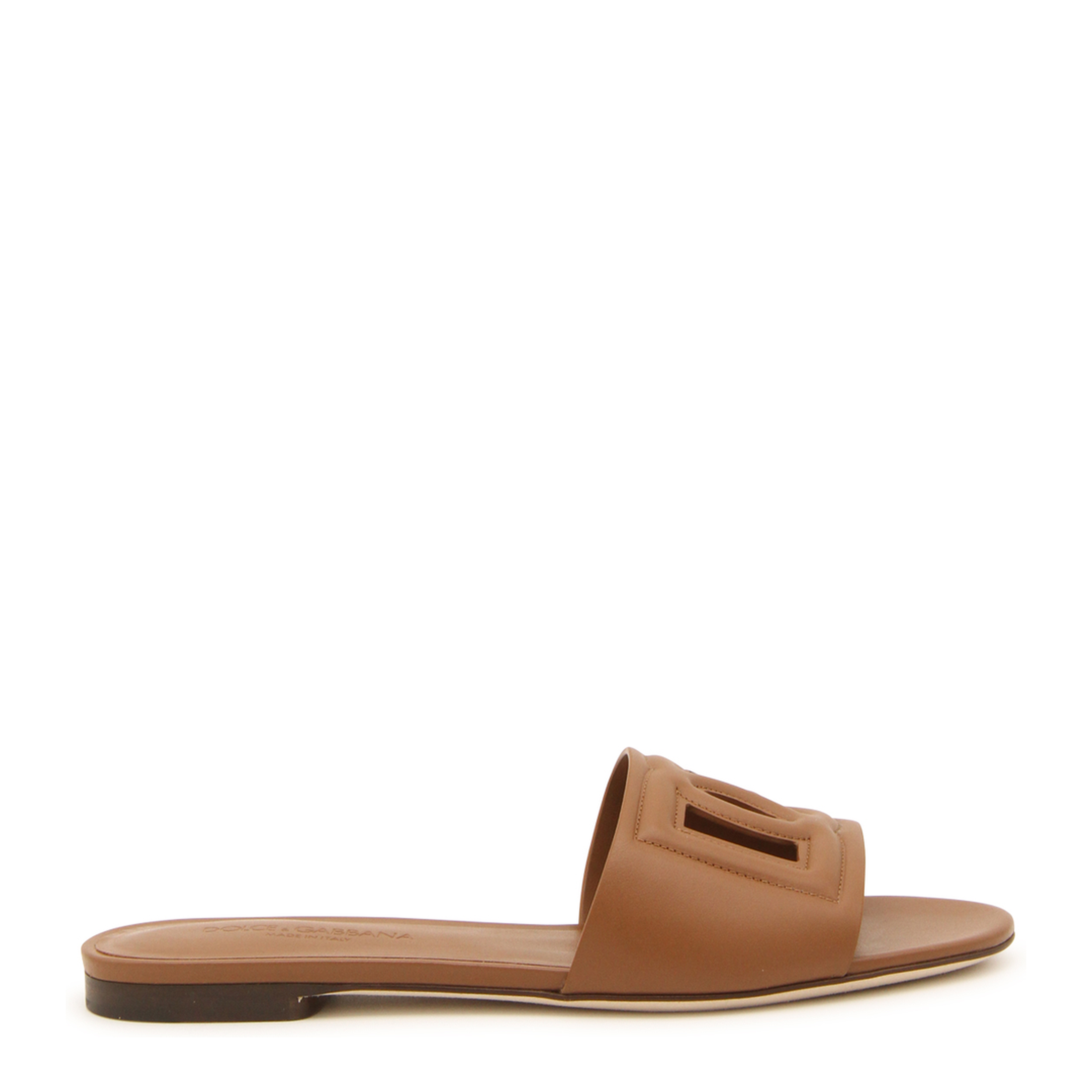 Calfskin Sliders with Logo - Image 1