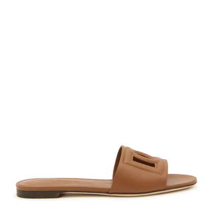 Calfskin Sliders with Logo - Image 1