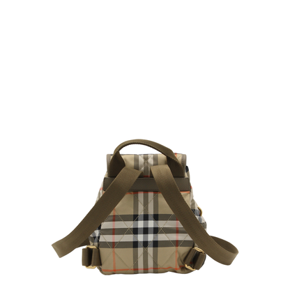 Horseshoe Mini Quilted Polyamide Backpack - Sand Beige - Image 6