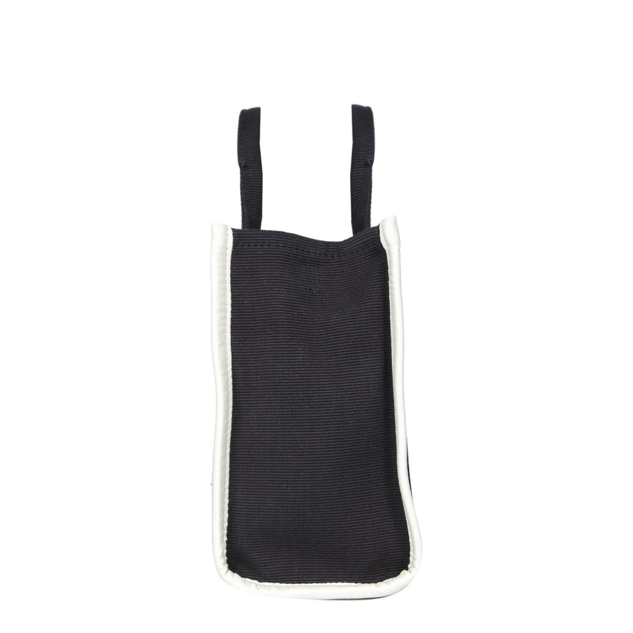 Jacquard Medium Woven Tote Bag - Black - Image 13
