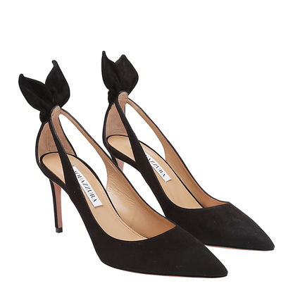 Bowtie Pump Black 85 - Image 6