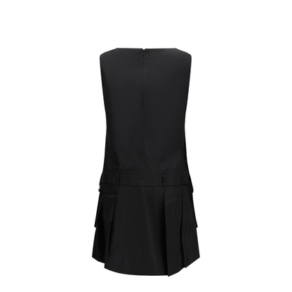 Duchesse Nylon Belted Mini Dress - Image 2