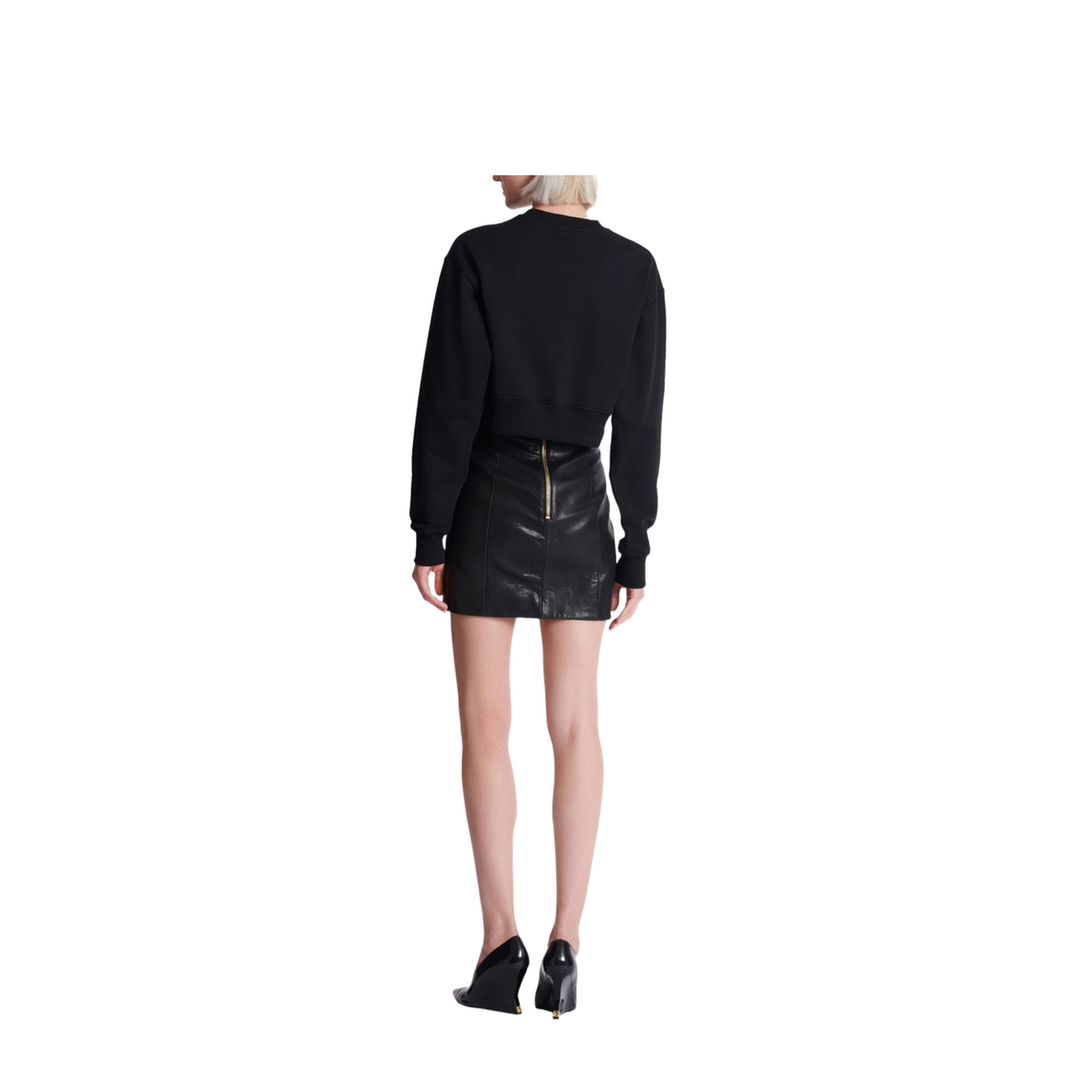 Cropped Roundneck Sweater - Image 5
