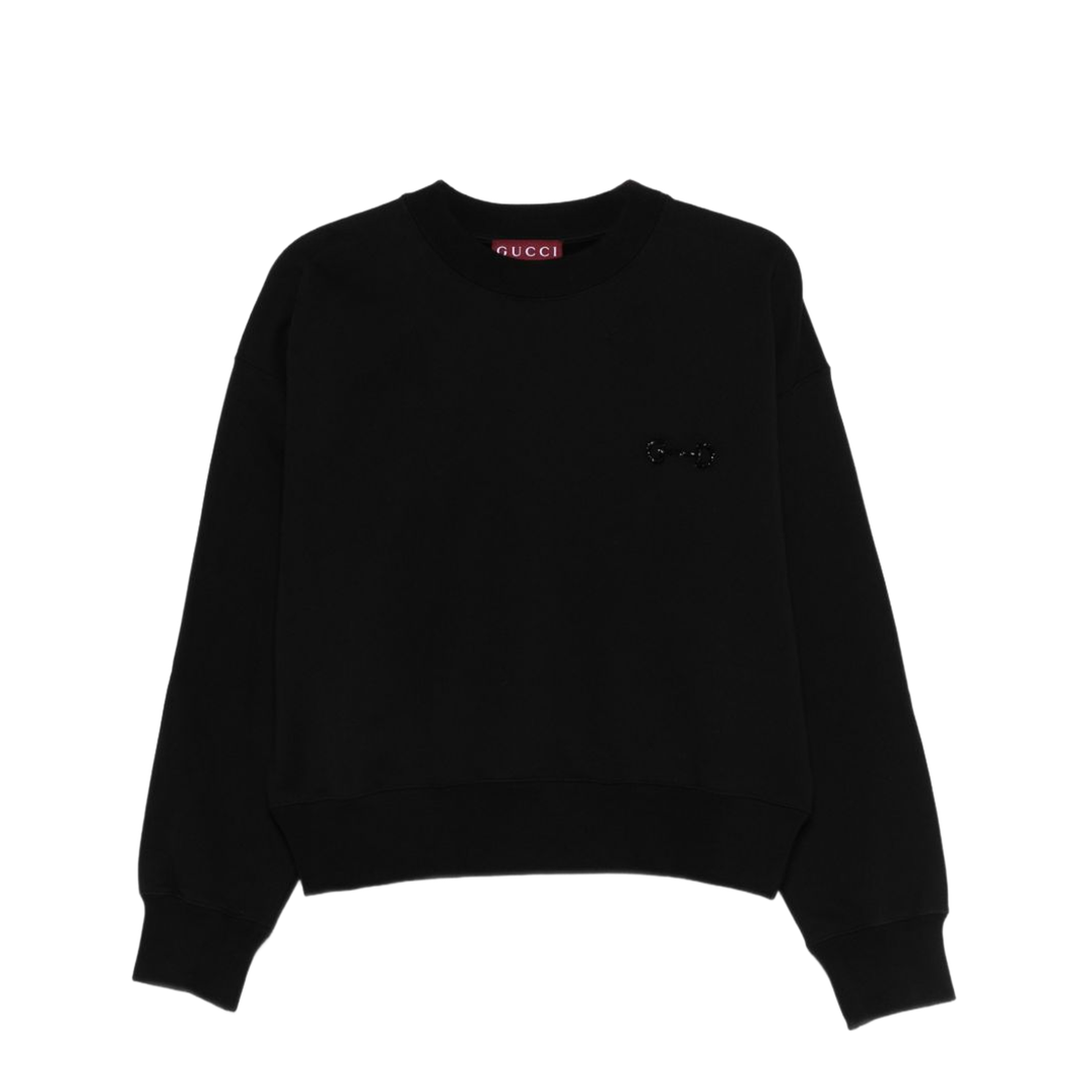 Long Sleeve Crew-Neck Boxy Sweater - Image 1
