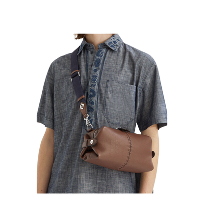 Selleria Small Leather Crossbody Bags - Brown - Image 5