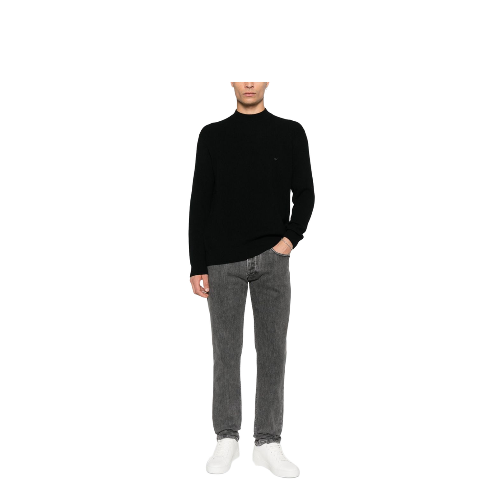 Wool Crewneck Jumper - Image 2