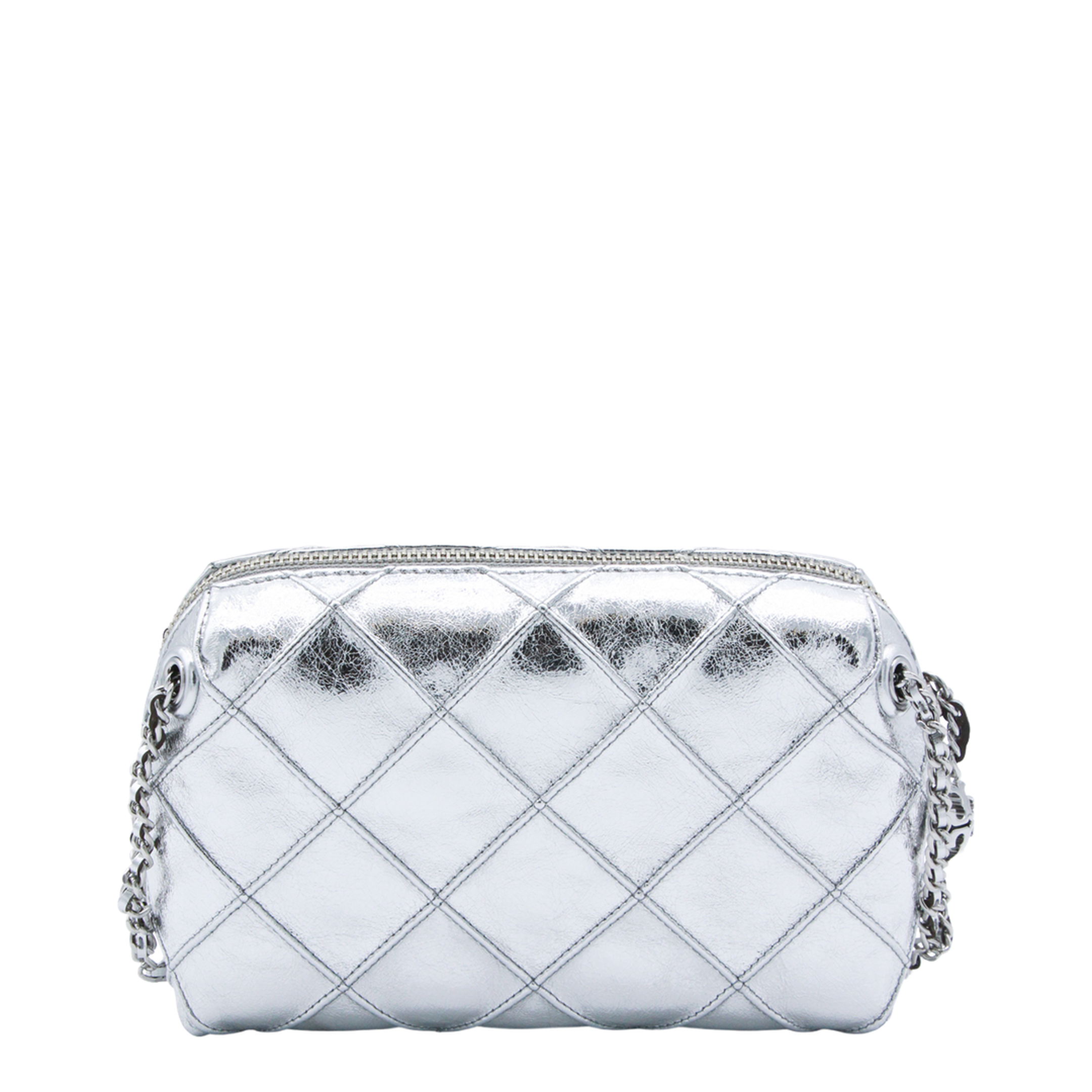 Fleming Metallic Leather Crossbody - Metallic Gold - Image 5