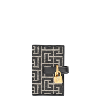 Monogram Card Holder with Padlock - Image 1
