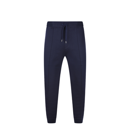 Drawstring Panelled Track Pants Blue - Image 3
