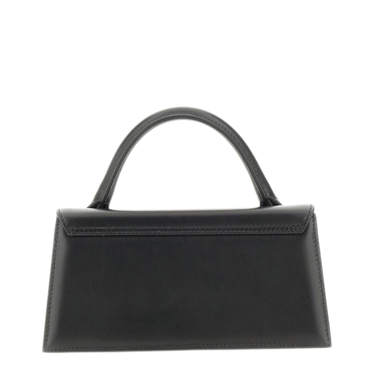 Le Chiquito Long Calf Leather Handbag - Black - Image 4